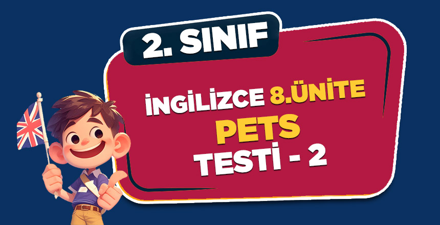 2. SINIF İNGİLİZCE 8.ÜNİTE PETS TESTİ - 2
