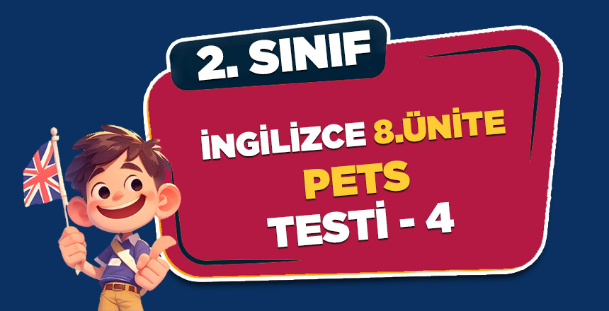 2. SINIF İNGİLİZCE 8.ÜNİTE PETS TESTİ 4