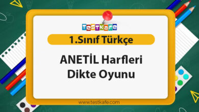 ANETİL HARFLERİ OYUNU