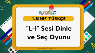 L-l Sesi Dinle ve Seç Oyunu