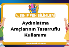 Aydınlatma Araçlarının Tasarruflu Kullanımı